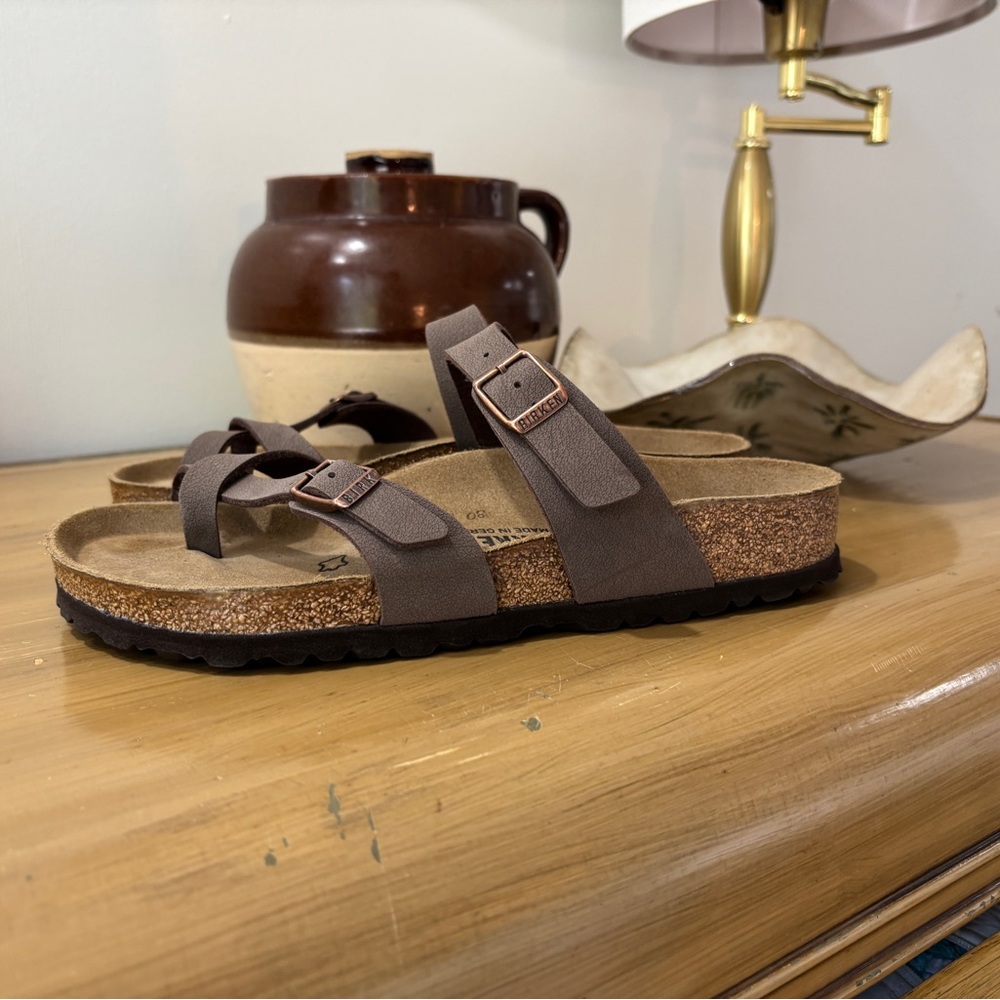 Birkenstock Tan Sandals with Cork Footbed NWOT